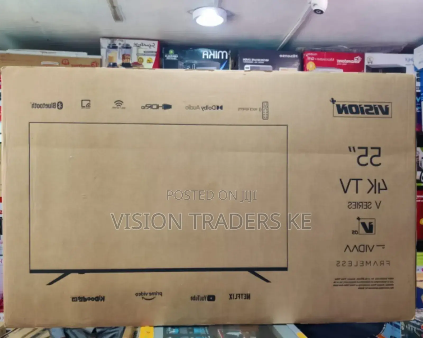 *Vision 55" Smart Vidda Frameless With Dolby Audio