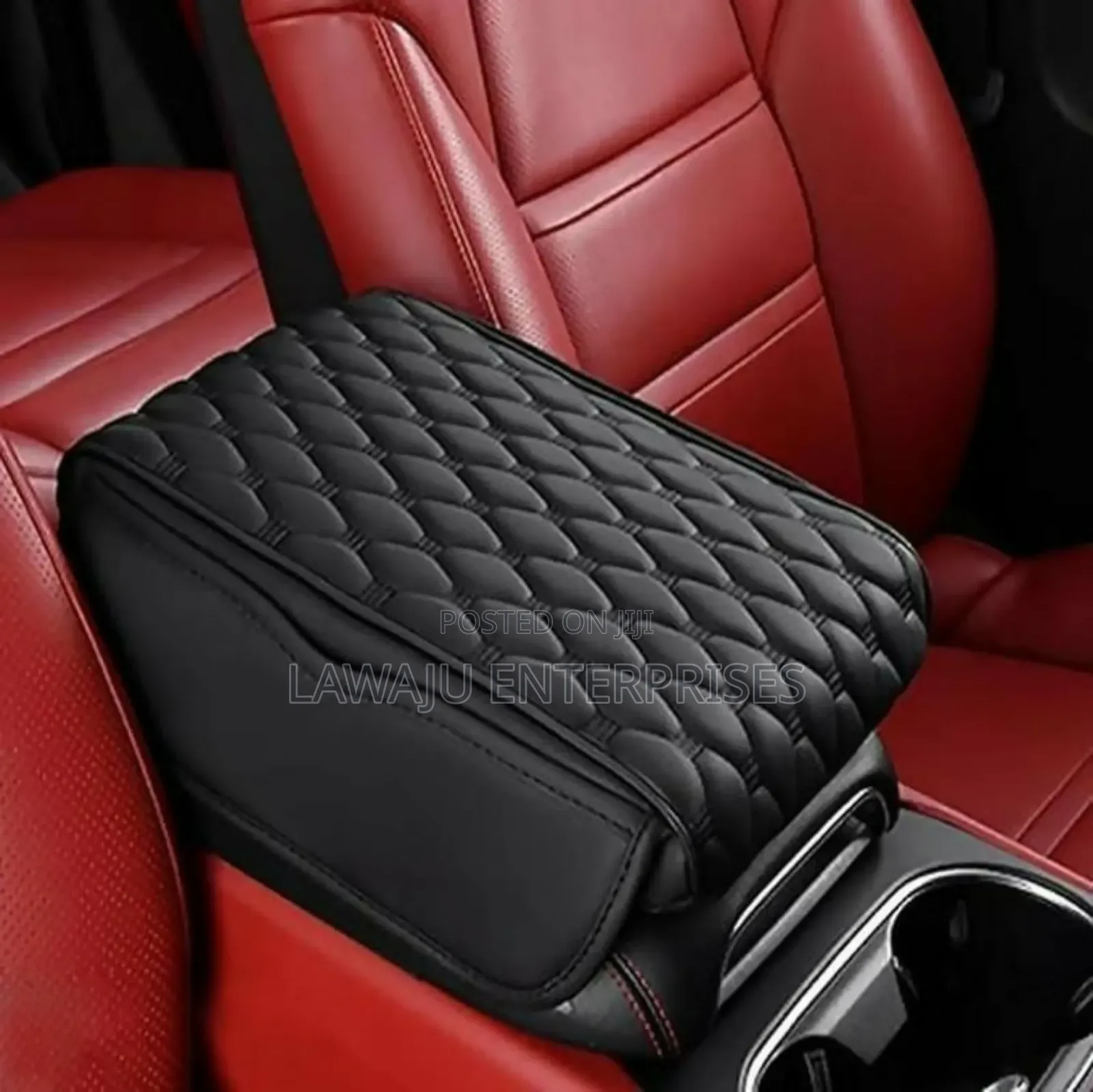 Black Universal Car Armrest Pad