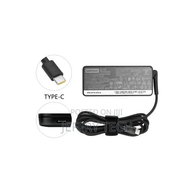 Lenovo Laptop Charger 20V 3.25A 65W Usb-C