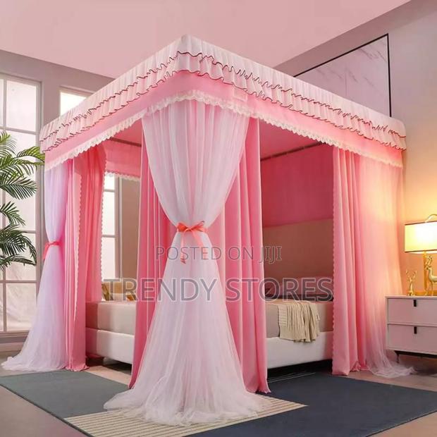 White-Pink 6*6 Canopy Net - main view