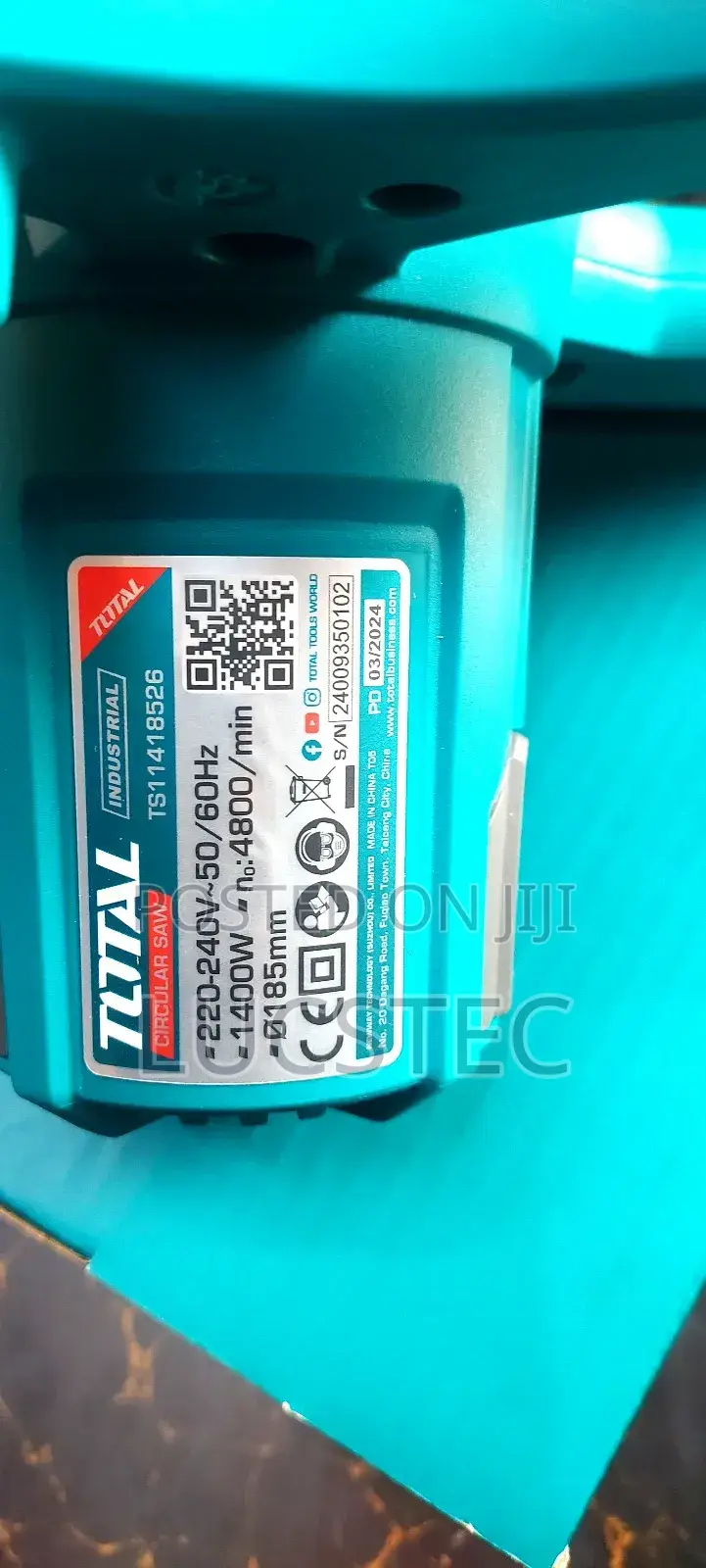 Total 1400w Circular Saw TS11418526