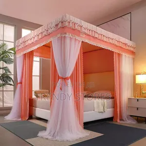 White-Orange 6*6 Canopy Net