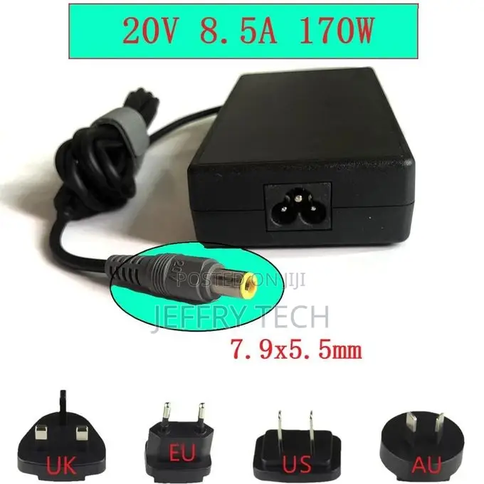 Lenovo 20V 8.5A 170W Adapter For Thinkpad W700 W701ds