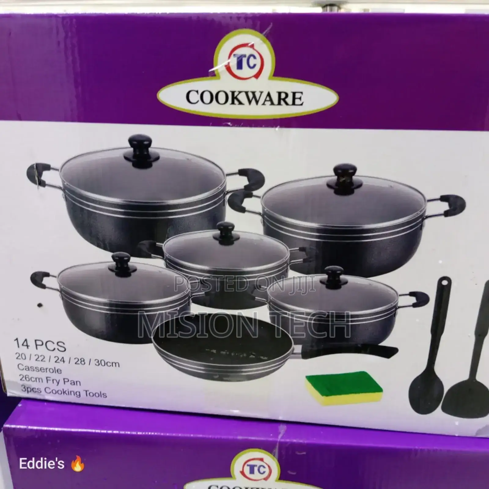 TC 14pcs Heavy Non-Stik Cooking Sufuria Set