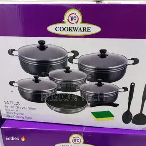 TC 14pcs Heavy Non-Stik Cooking Sufuria Set