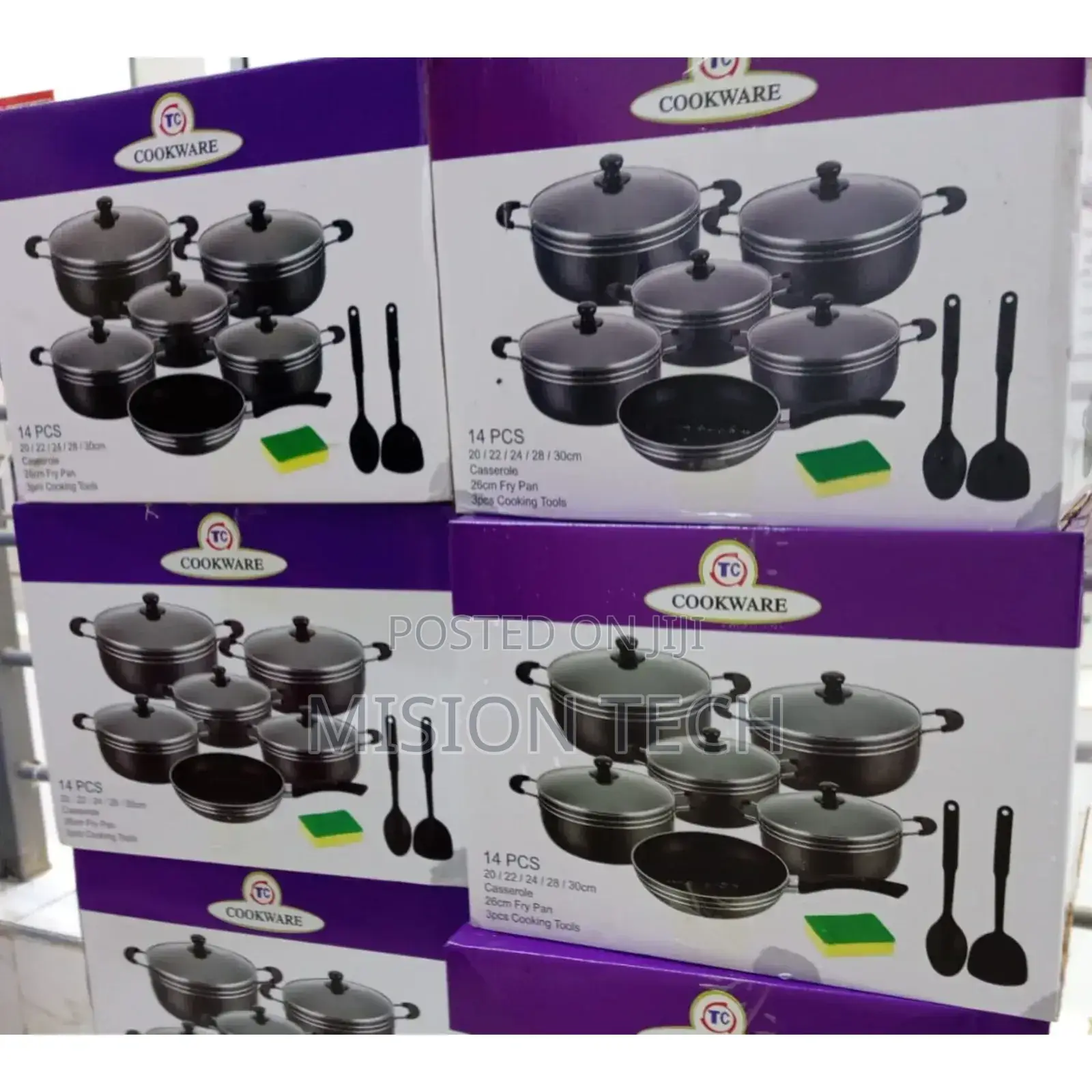 TC 14pcs Heavy Nonstik Sufuria Set