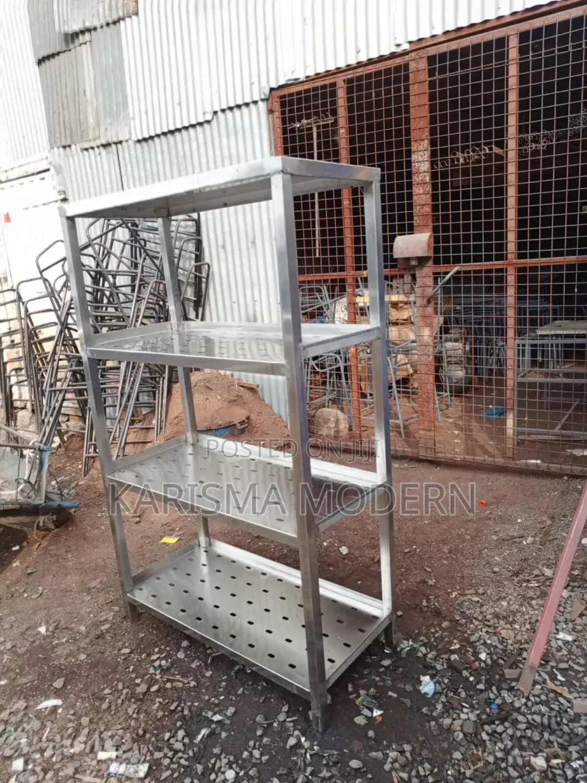 Stainless Steel High Caliber Perforated Kitchen Rack