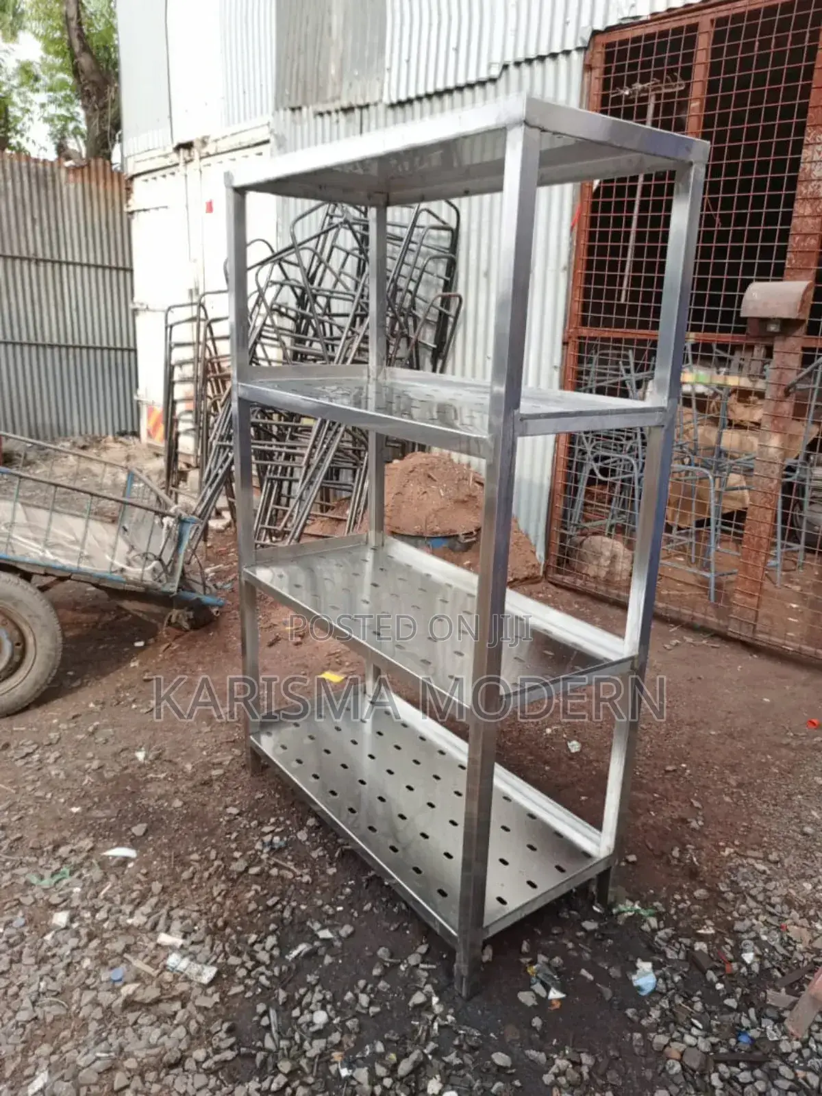 Stainless Steel High Caliber Perforated Kitchen Rack