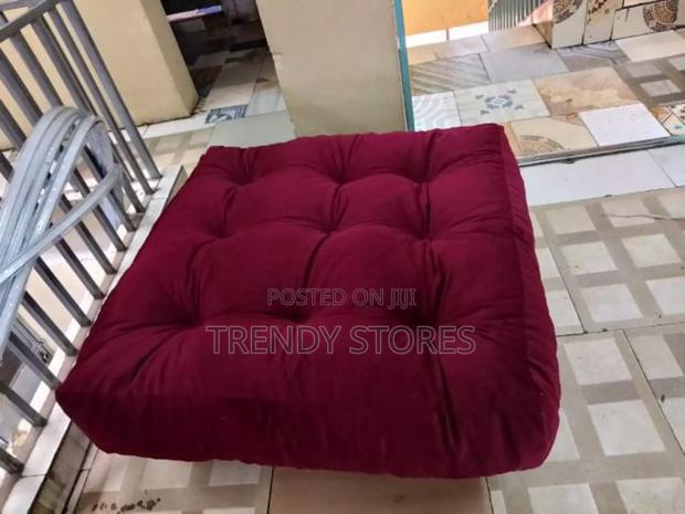 Maroon Square Floor Pillow - main view