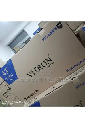 Vitron 43 Inches Smart and Frameless TV