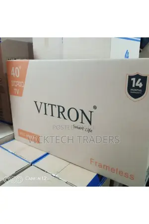 Tv 40 Inches Vitron 40 Inches Smart and Frameless Tv
