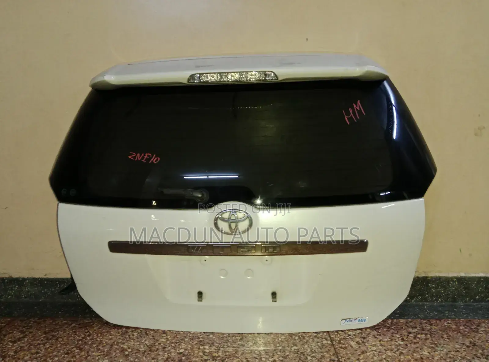 Toyota Wish 2005 Boot/Tailgate