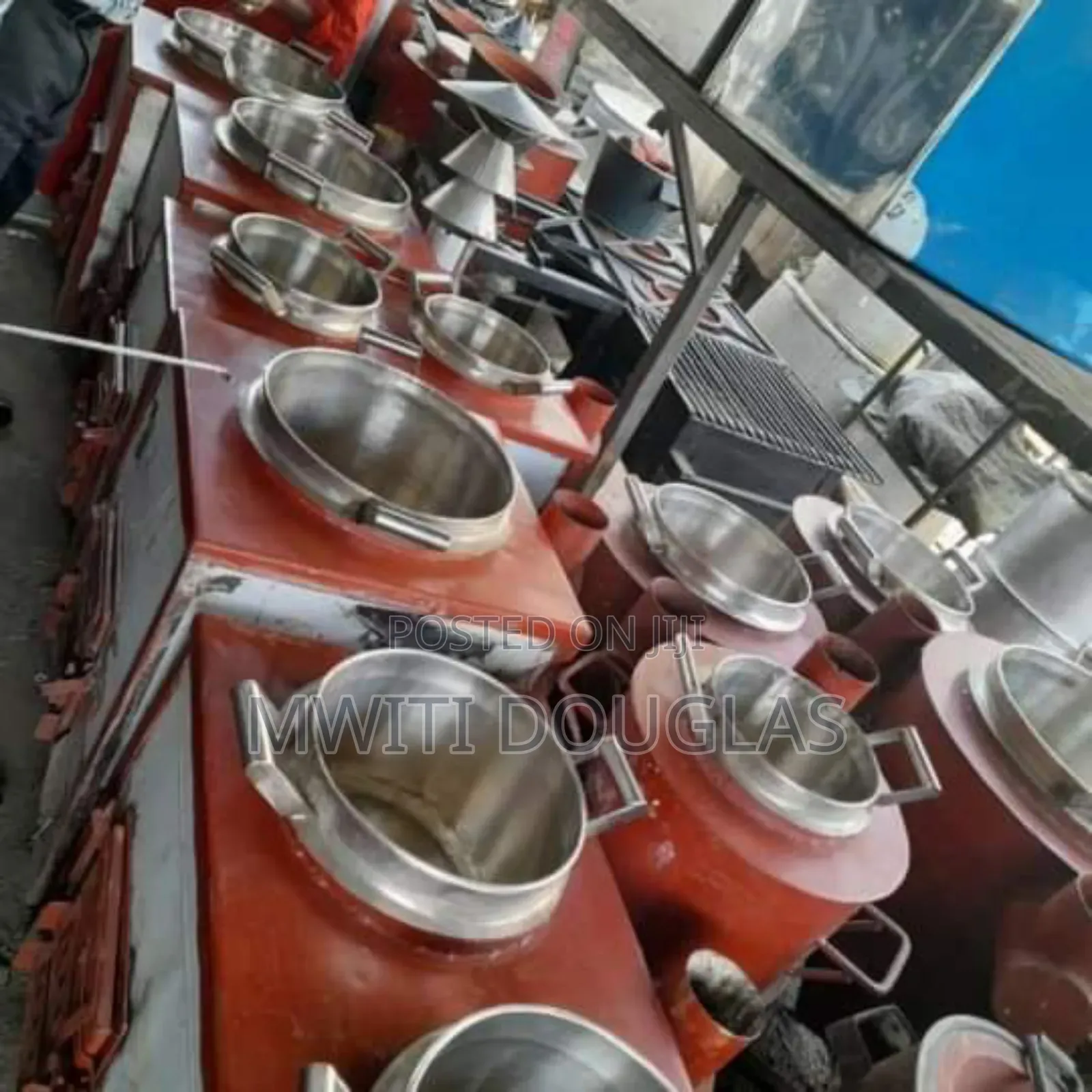 Stainless Steel Commercial Firewood Jiko/Boiler