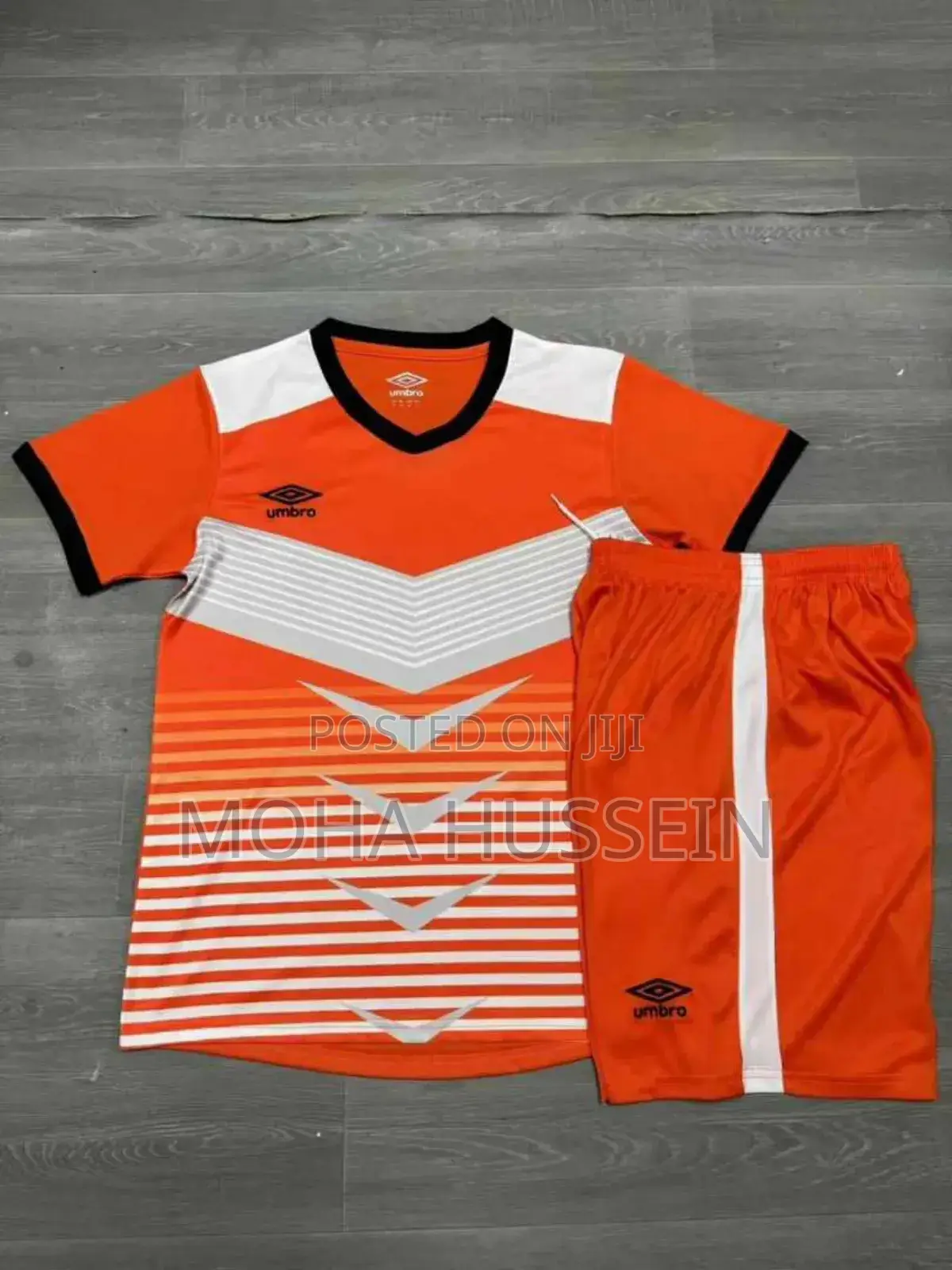 Orange Umbro Football Kits