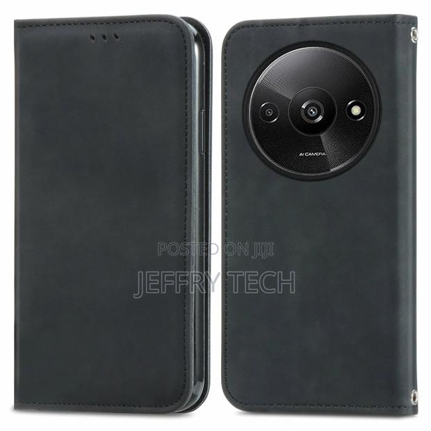 Xiaomi Redmi A3 4G Retro Skin Feel Magnetic Flip Leather Pho