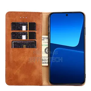 Nokia C32 Non-Magnetic Retro Texture Horizontal Flip Leathe