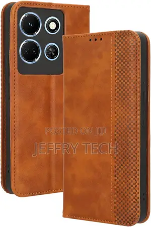 Flip Cover Leather Case Compatible With Infinix Note 30 Pro