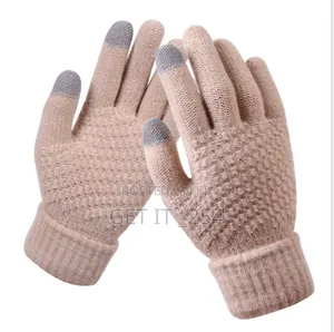 *Touchscreen Glove Thermal Acrylic Knitted Wool Wintergloves