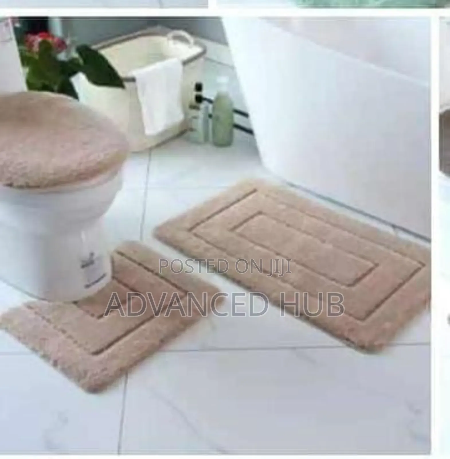 3pcs Toilet Mat Set