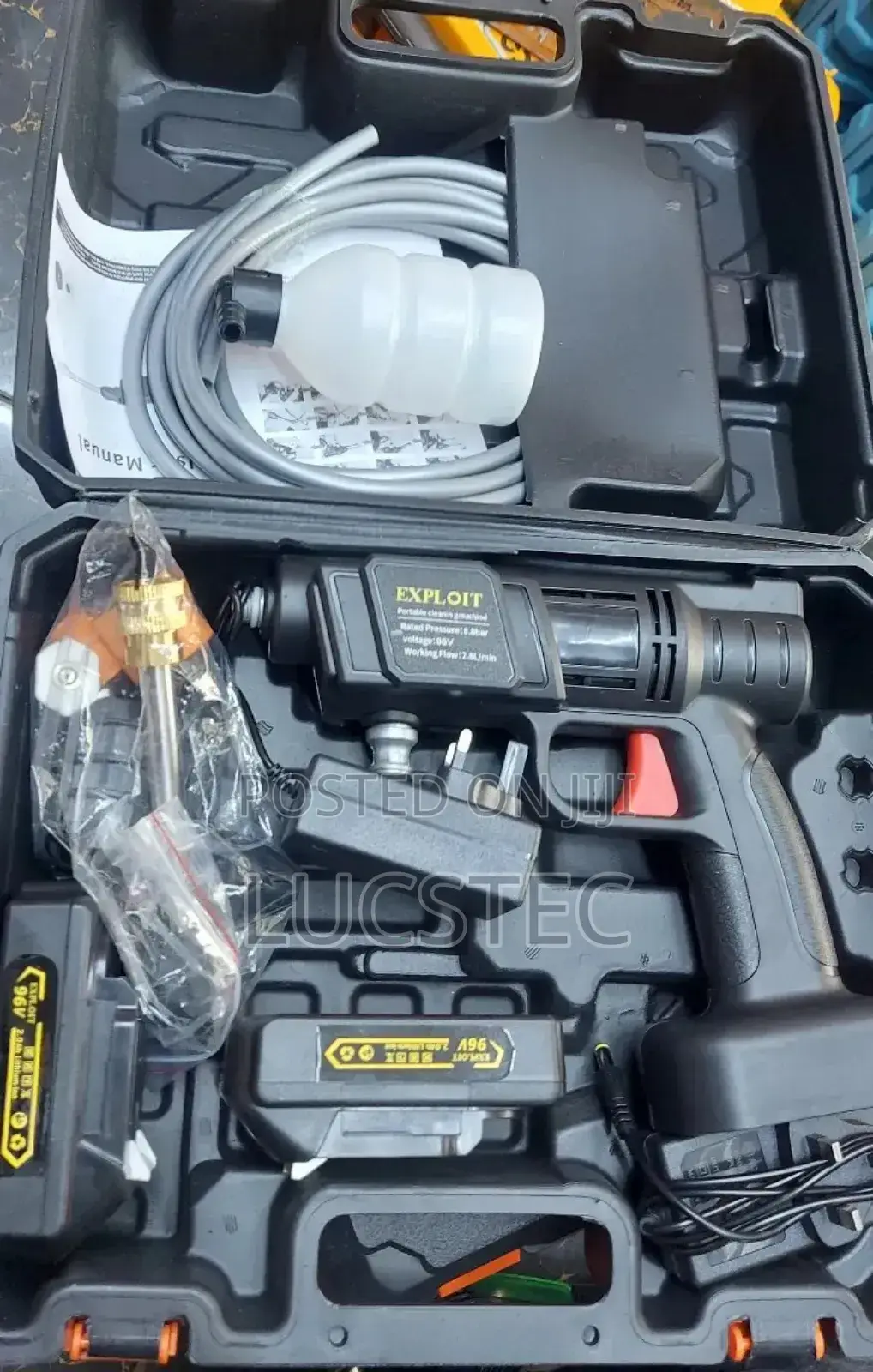 96v Cordless Carwash Machine