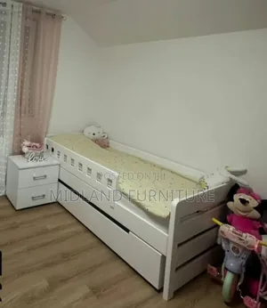Children Bed/ Kitanda Ya Mtoto With Drawer