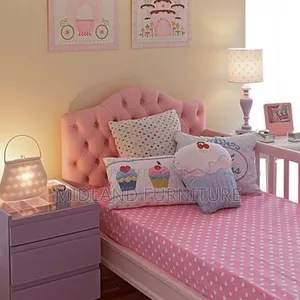 Pink Cushioned Beds for Kids