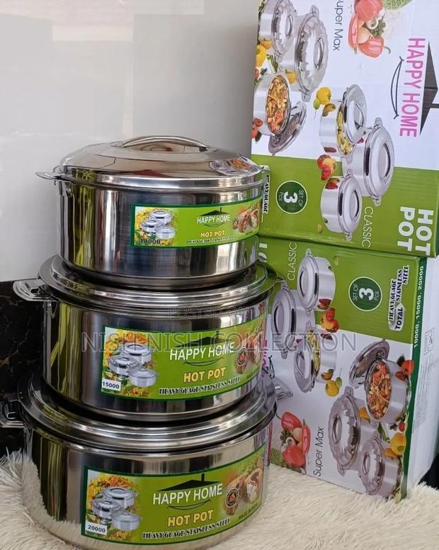 3 Piece Big Size Hot Pot