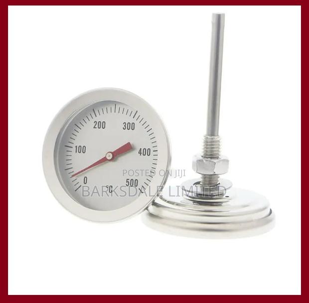 500c BBQ Grill Smoker Temperature Gauge Thermometer Dial - thumbnail 4