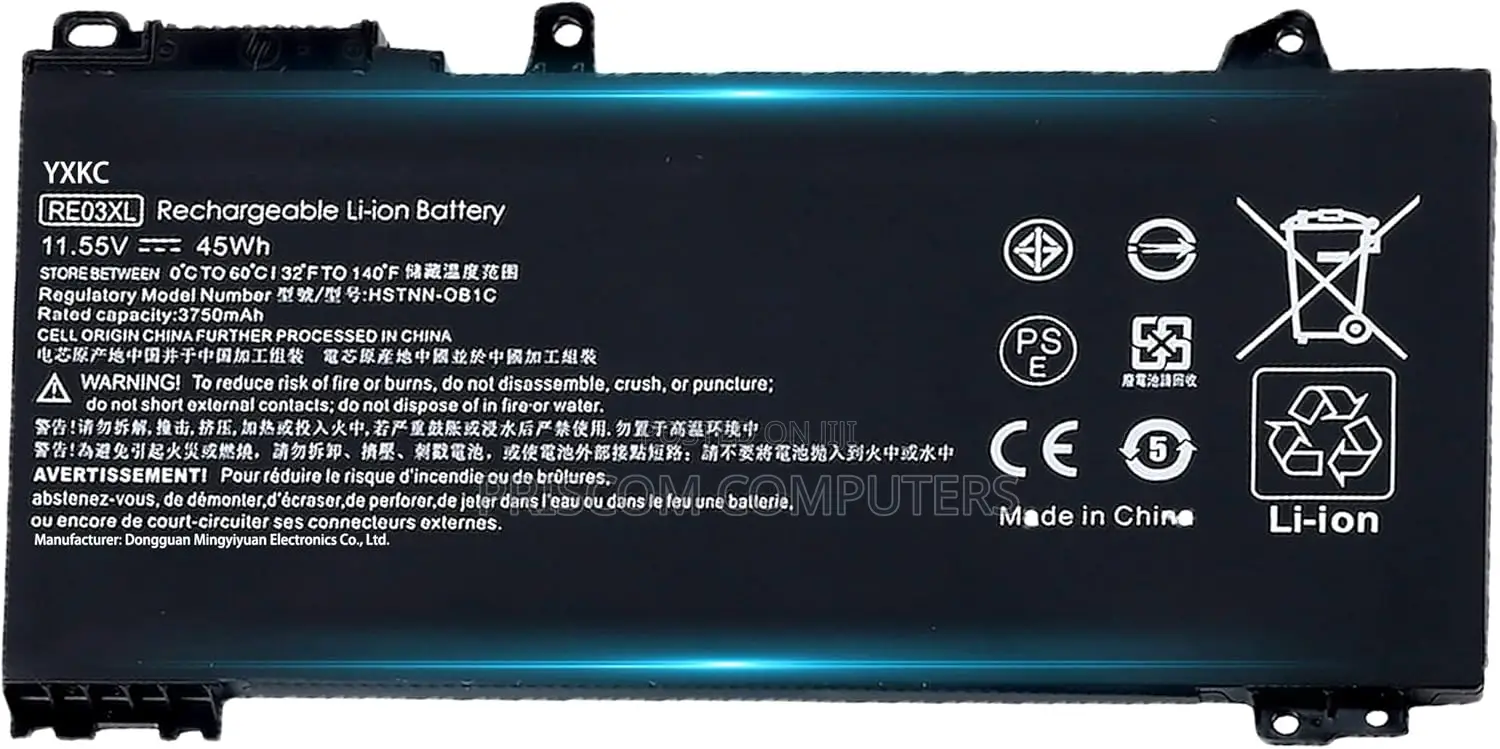Laptop Battery for HP Probook 430 440 445 450 455 G6 RE03XL