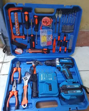 Cordless Tools Set, With Accessories,And 2 Chargers, 36V.