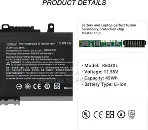 RE03XL L32656-005 Laptop Battery For HP Probook 430 440 G5 G