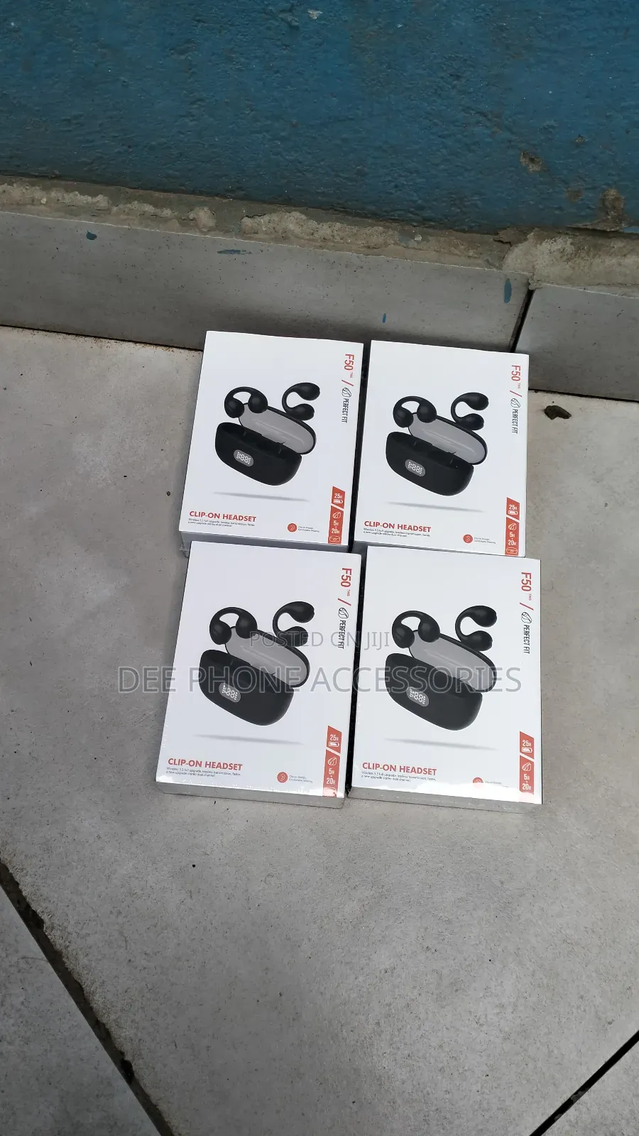 New JBL F50 Clip on Wireless Earpods