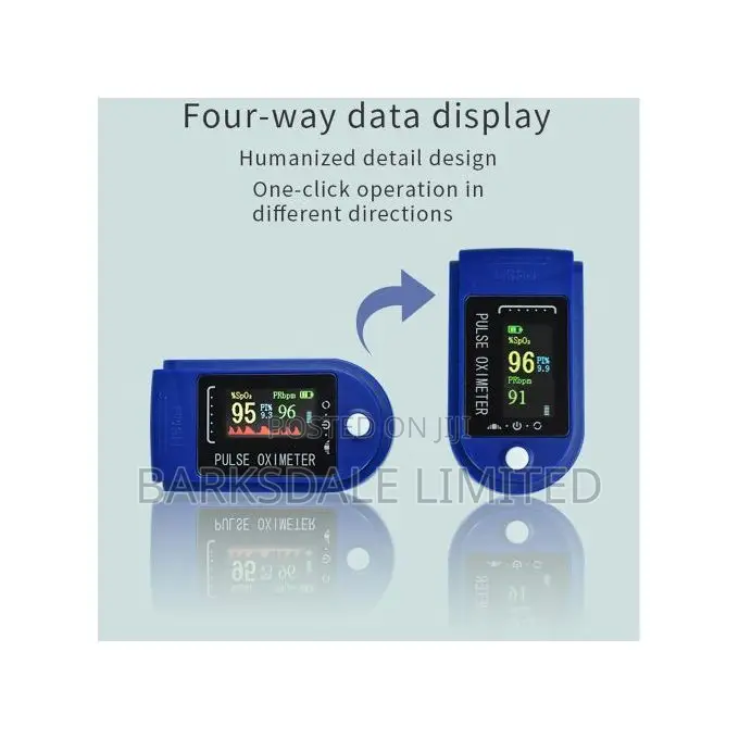 Pulse Oximeter Monitor Oxygen Pulse Rate Rapid Reading