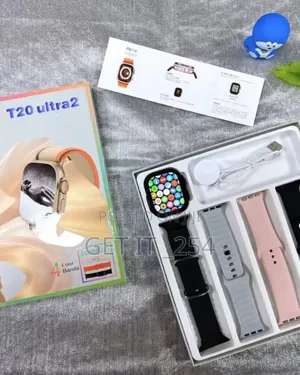 *T20 ULTRA 2 With 4 Straps High Quality Smartwatch
