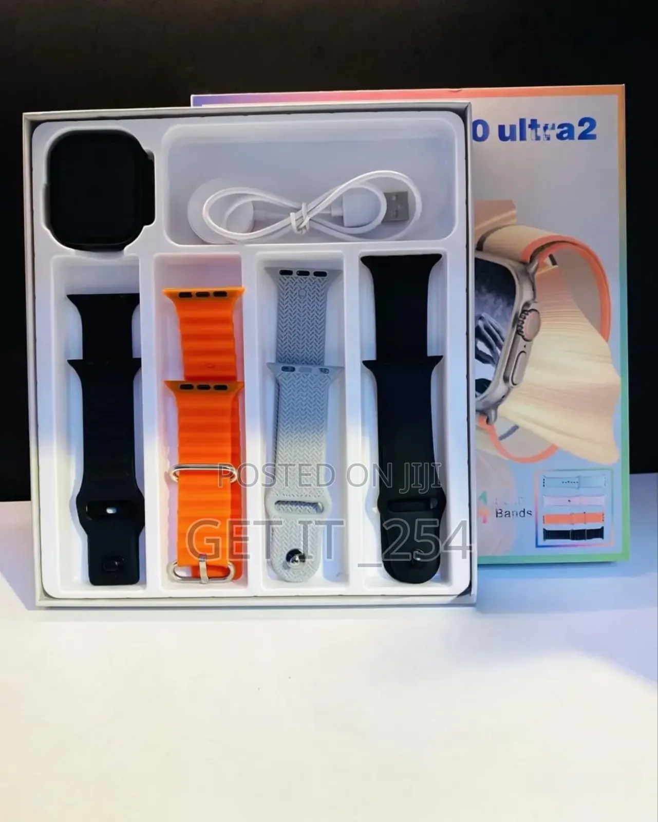 *T20 ULTRA 2 With 4 Straps High Quality Smartwatch