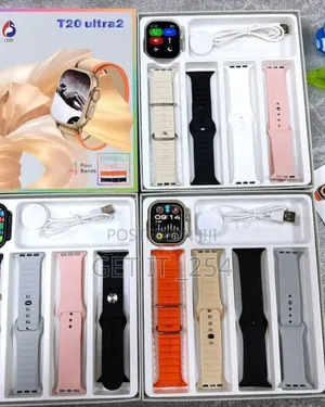 *T20 ULTRA 2 With 4 Straps High Quality Smartwatch