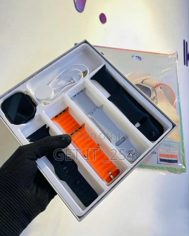 *T20 ULTRA 2 With 4 Straps High Quality Smartwatch - thumbnail 6