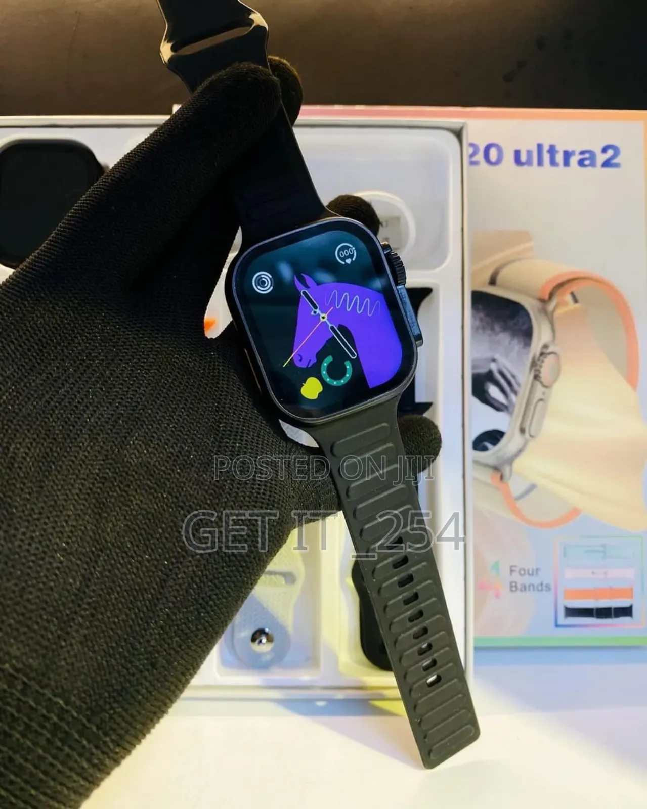 *T20 ULTRA 2 With 4 Straps High Quality Smartwatch