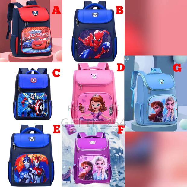 *Big Size Cartoon Themed School Bag - main view