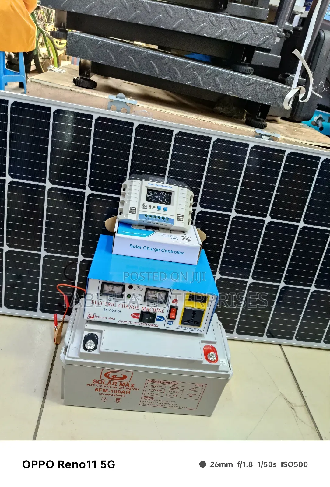 Solar Battery+Inverter+Controller+ Solar Panels