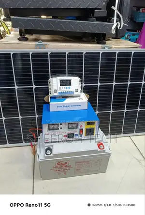 12vts 100 Solar Battery Kit