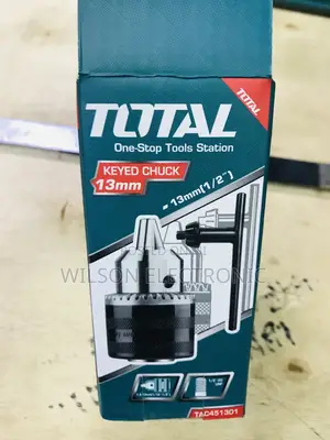 Total Keyed Chuck. 13mm