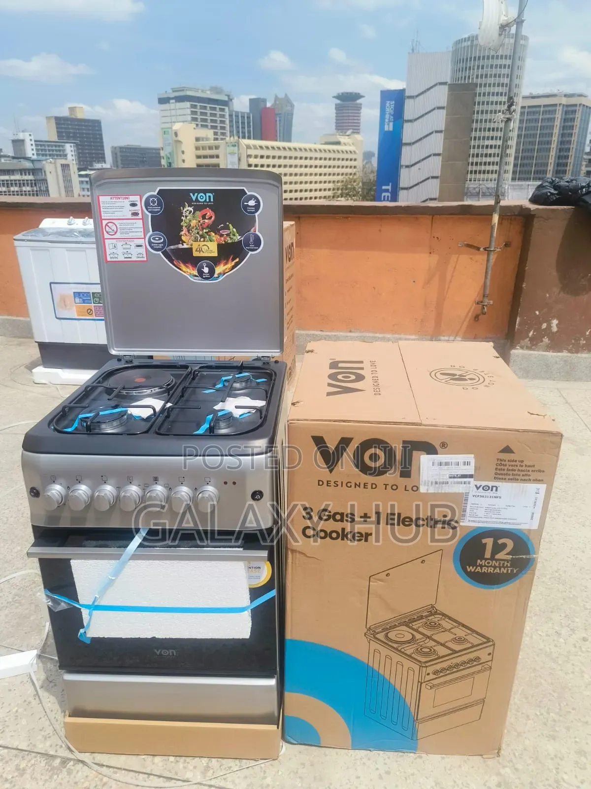 50*60 Von 3+1 Standing Cooker
