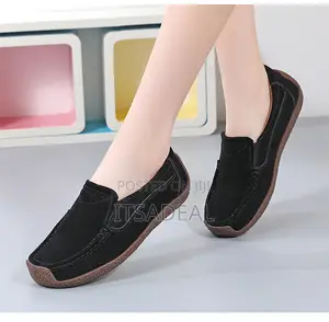 Classic Casual Pure Leather Women Loafers