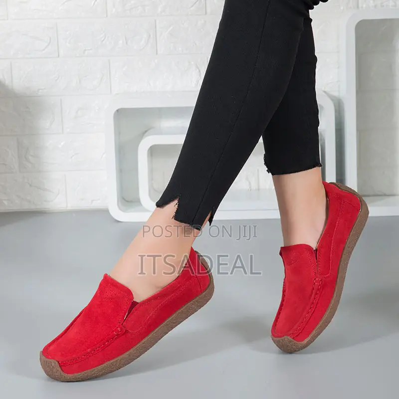 Classic Casual Pure Leather Women Loafers