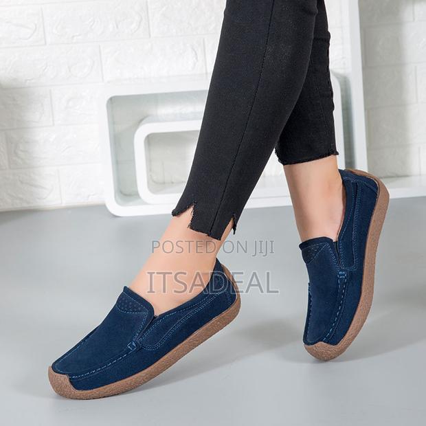 Classic Casual Pure Leather Women Loafers - thumbnail 4