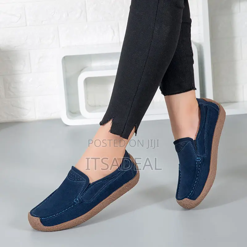 Classic Casual Pure Leather Women Loafers