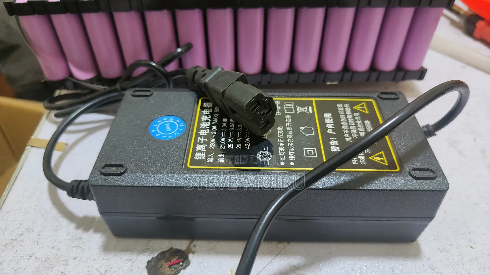 42V 3A Lithium Charger