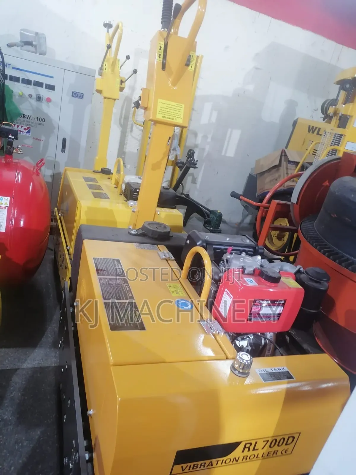 Double Drum Roller Diesel Driven Engine.