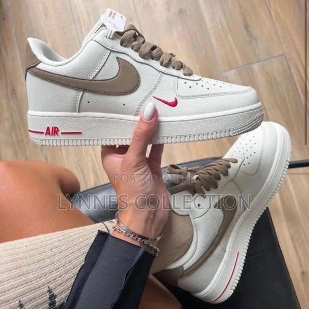 Airforce 1, Lowbrown-Red Swoosh - thumbnail 2
